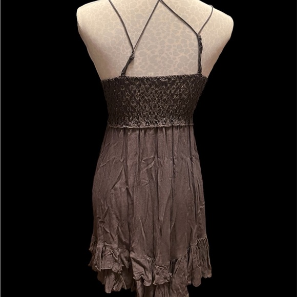 NWT Free People FP One "Adella" Slip Crochet Lace Mini Dress Tiered size small - Picture 2 of 6